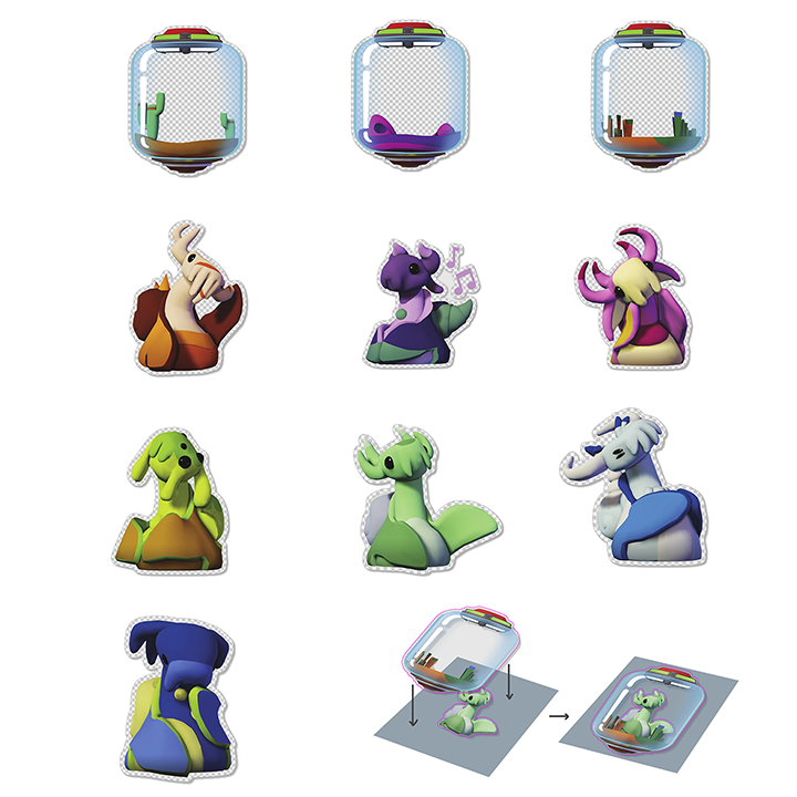 Astroneer Snail Sticker Pack System Era